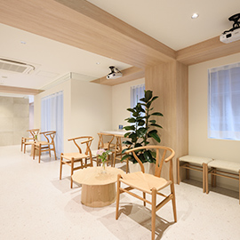リラックスできる医院環境イメージ